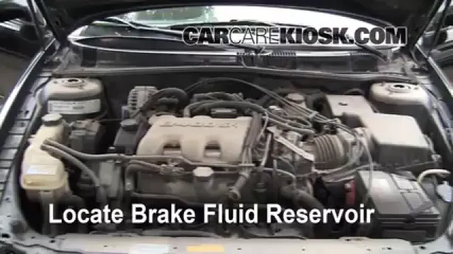 2000 Oldsmobile Alero GL 3.4L V6 Sedan (4 Door) Brake Fluid Add Fluid